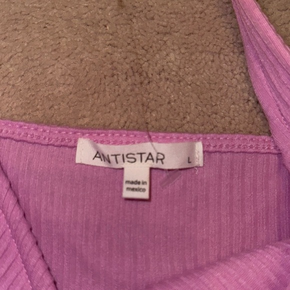 Vibrant Pink Ribbed Crop Tank Top - Picture 3 of 3